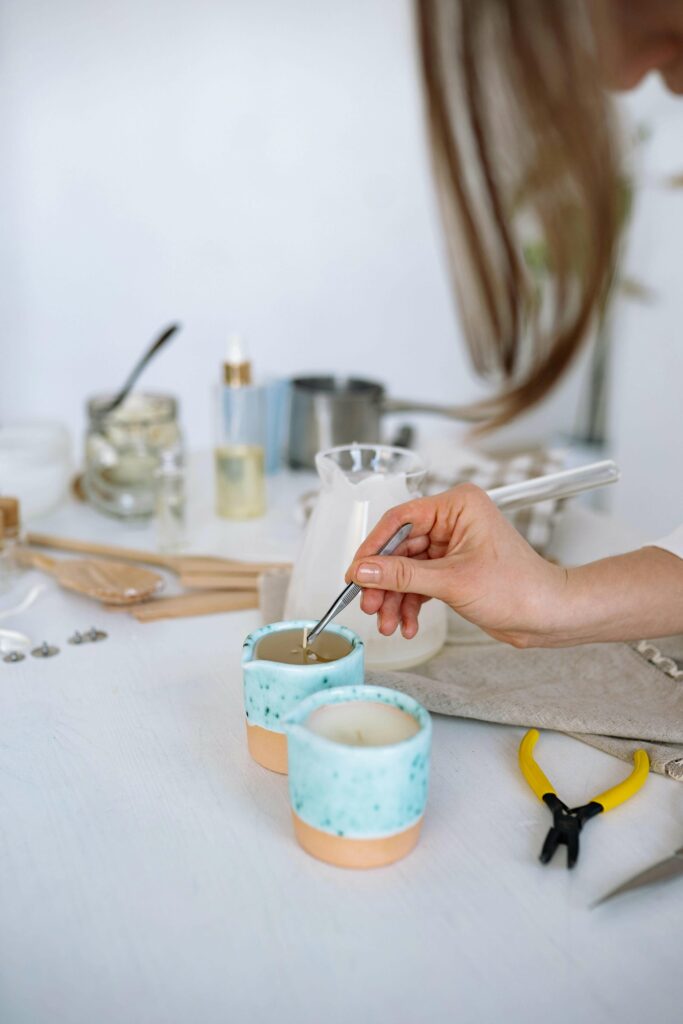 Atelier création de bougies