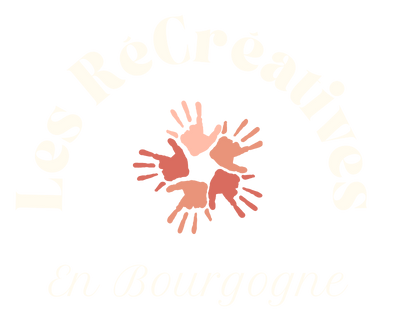 Logo blanc Les RéCréatives en Bourgogne