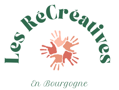 Logo Les RéCréatives en Bourgogne, couleur vert forêt