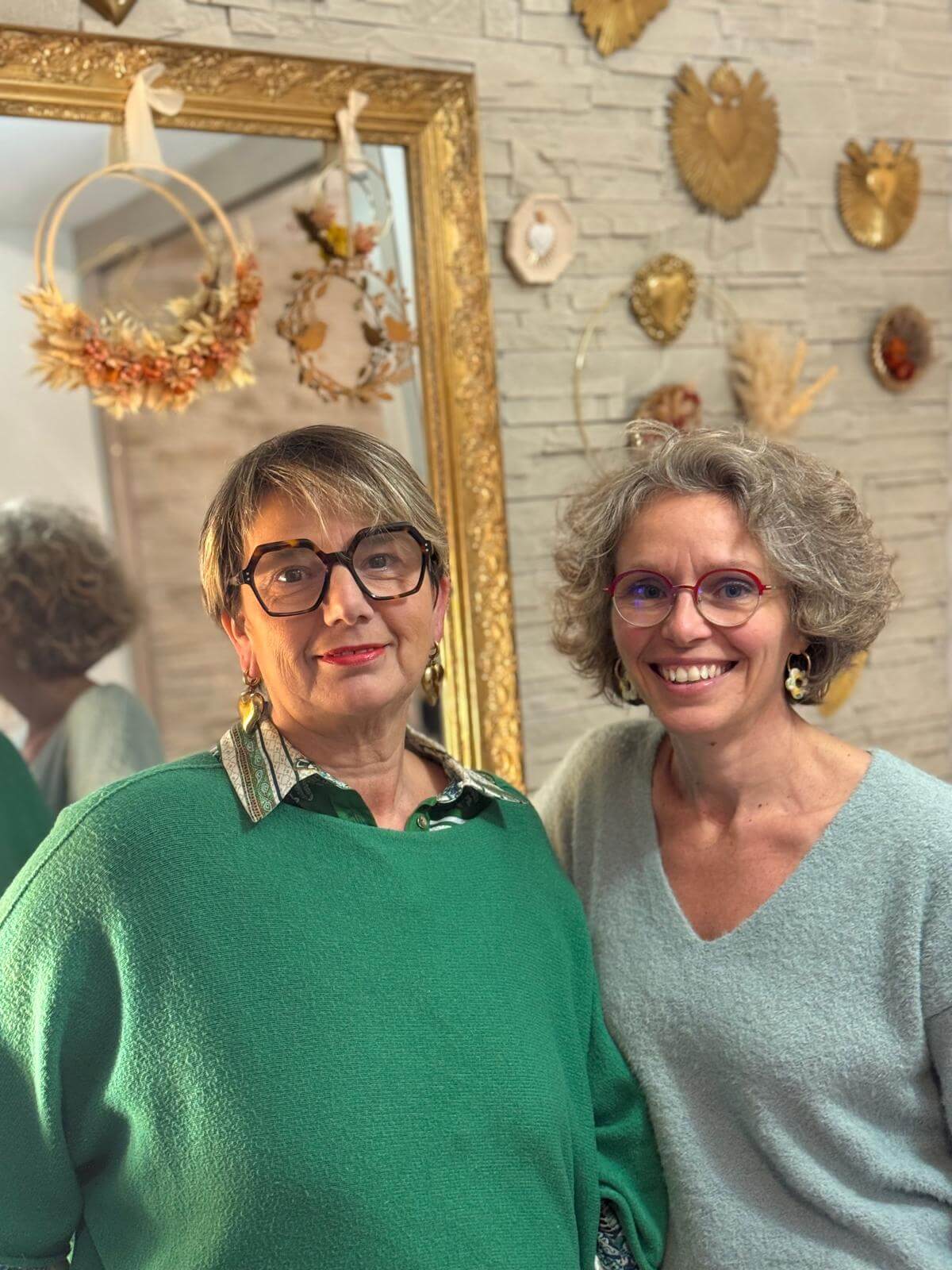 Photo des organisatrices Carole et Sandra, fondatrices des RéCréatives en Bourgogne